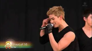 Taecyeon sexy dance & Junsu's voice in Japan