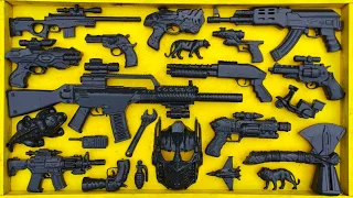 Membersihkan Nerf Shotgun, Ak47, Assault Rifle, Glock Pistol, Sniper Rifle, M16, Cowboy gun