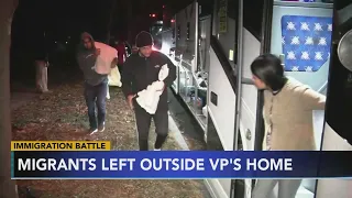 White House denounces migrants being bused to VP's home on freezing Christmas Eve