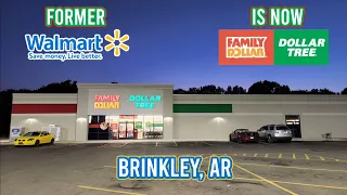 Repurposed: Former Walmart We Explored Is Now A Family Dollar / Dollar Tree Combo - Brinkley, AR