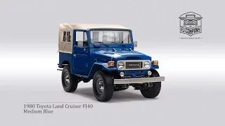 1980 Toyota Land Cruiser FJ40 Medium Blue