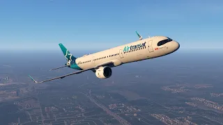 X-Plane 11 - VATSIM - A321 Neo Pure Power PW Mod- Toronto to Boston