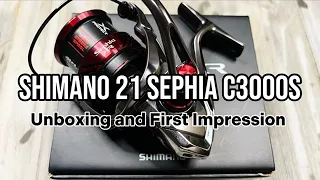 New Shimano 21 Sephia C3000S Unboxing and Impression