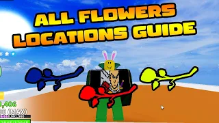 Race v2 "All Flowers Locations" - Blox Fruits [Beginner's Guide]