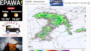 Monday May 6th, 2024 video forecast