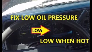 3 ways to fix low oil pressure for Chevy