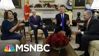 President Trump Threatens Shutdown In Meeting With Pelosi, Schumer | Andrea Mitchell | MSNBC