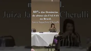 Juíza confirma que 80% das denúncias de abuso são FALSAS. #Shorts