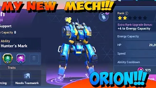 Mech Arena - OP Gameplay Walkthrough Part 191 - My New Mech Orion🔥(iOS,Android)