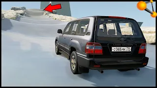 ЗАЕЗД В ЛЕДЯНУЮ ГОРУ! ЗАЦЕПА НОЛЬ! - BeamNg Drive