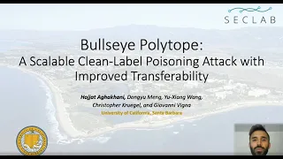 IEEE EuroS&P 2021 - Bullseye Polytope: A Scalable Clean-Label Poisoning Attack with Improved Trans..