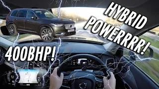 2021 Volvo XC90 T8 RECHARGE HYBRID // DRIVING POV/REVIEW
