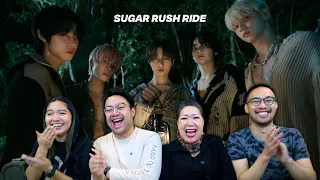 Filipino Family Reacts to TXT Sugar Rush Ride