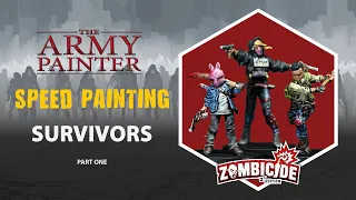 Zombicide 2nd Edition - Speed Painting Survivors (Part 1)