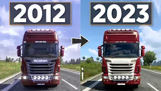 2012 vs 2023 - History of Euro Truck Simulator 2