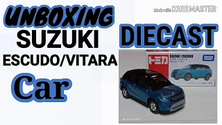 Unboxing : Suzuki Escudo Vitara Brezza Diecast Car Tomika