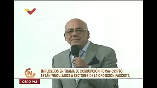 Jorge Rodríguez sobre investigaciones por corrupción, caso Tareck El Aissami y Pdvsa-Cripto