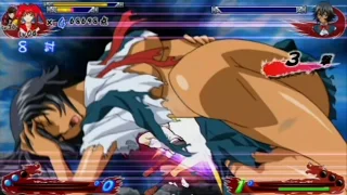 Ikki Tousen Xross Impact Arcade Mode HARD Ten'i + Kanpei Stage 3+4