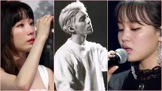 Taeyeon breaks down crying offstage and Lee Hi sheds tears while singing “Breathe” of Jonghyun