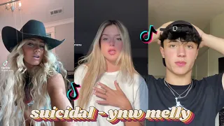 you taught a lesson to me that i had to learn.. ~ suicidal (sped up ♤ ynw melly ♧ tiktok compilation