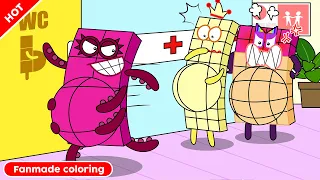 No, NB 8! You Can't Get Pregnant! Numberblocks Fanmade Coloring Story