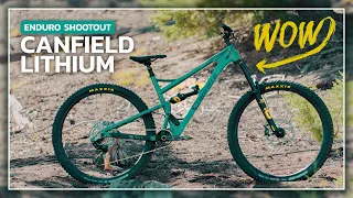 Canfield Lithium Review - Enduro Bike Shootout #mtb #loamwolf