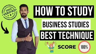 How to Study Business Studies | Best technique to score 100/100 in BST