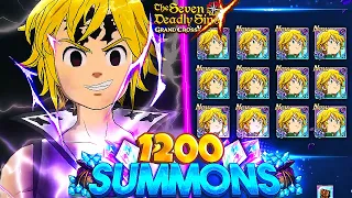 3000 YEAR TRAITOR MELIODAS LIVE SUMMONS AND SHOWCASE!!!! | Seven Deadly Sins: Grand Cross