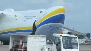 Antonov An-225 Mriya - Manchester Airport 26th june 2013