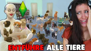 Ich entführe ALLE Sims Haustiere aus der Nachbarschaft und das passiert!