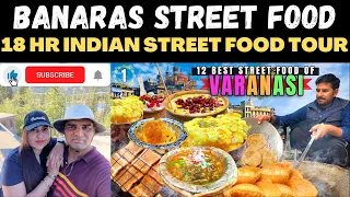 Banaras Street Food Tour - ULTIMATE 18-HOUR OLDEST Indian Street Food Tour | Namaste Canada Reacts