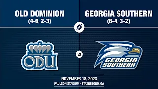 2023 Week 12 - Old Dominion at Georgia Southern