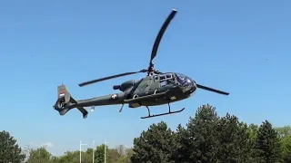 Gazelle Helicopter Crazy Low Pass