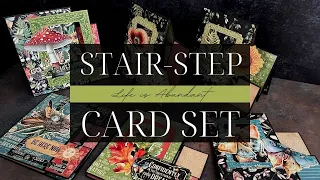 Stair-Step Card Set Tutorial and Walkthrough | Life is Abundant Card Kit