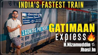 Gatimaan Express🔥 Train Vlog | Fastest Train In India (160Kmph)😳| H.Nizamuddin To Jhansi | Episode 3