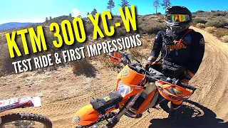 KTM 300 XC-W — Test Ride & First Impressions!