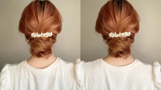 お呼ばれヘアや着物にもおすすめ！きれいめシニヨンヘアアレンジ【ロングヘア】Japanese kimono  hair style