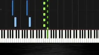 Ludovico Einaudi - Primavera - Piano Tutoral (50% Speed) by PlutaX - Synthesia