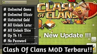 Download Clash of Clans Mod Versi 15.292.17 New Update!! (Unlimited Gems )