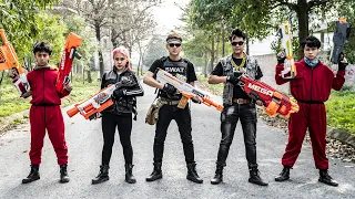 LTT Game Nerf War : Warriors SEAL X Nerf Guns Fight Dangerous Group Mr Close Prevent Dark Trading