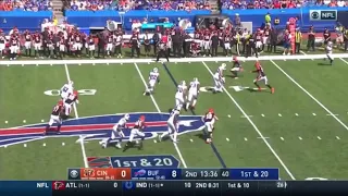 Beach ball flies onto field during bills game