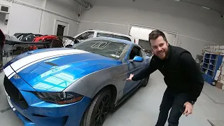 Ford делает вещи? Опять неожиданные проблемы! Ford Mustang из США после ДТП.