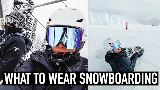 WHAT TO WEAR SNOWBOARDING | 2020