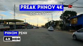 Driving Preak Phnov   Sensok 4K HDR | Phnom Penh Cambodia