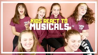 KIDS react to Musicals | Copper Studios