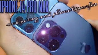 iPhone 14 Pro Max Unboxing and Transferring from 12 Pro Max