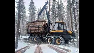 Mäntytukin ajoa harvennuksella ja kuulumisia... | Ponsse Elk