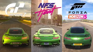 Gran Turismo 7 vs NFS Heat vs Forza Horizon 5 - Car Sound Comparison