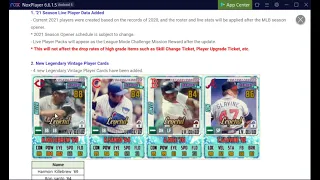 MLB 9 INNINGS 21: New Update! New LEGEND/Sig Players added! Prime Combo! Diamond Vintage Combo!