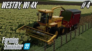 Chopping Sorghum for silage on Westby WI 4X - EP4 - Farming Simulator 22